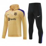 Barcelona Hoodie Training Sweatshirts 2024-25 Gelbe
